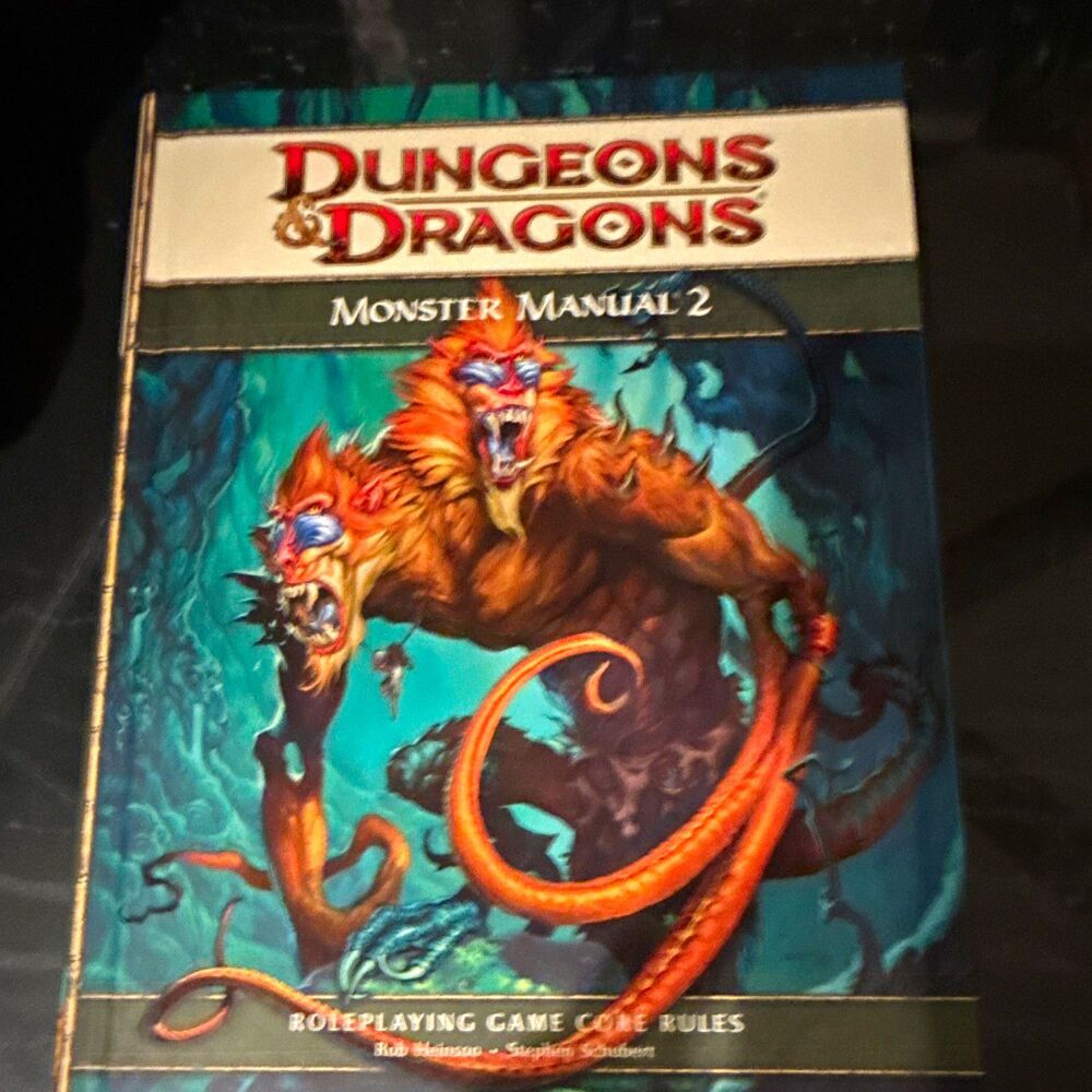 Dungeons & Dragons Monster Manual 2 Roleplaying Game Core Rules Book